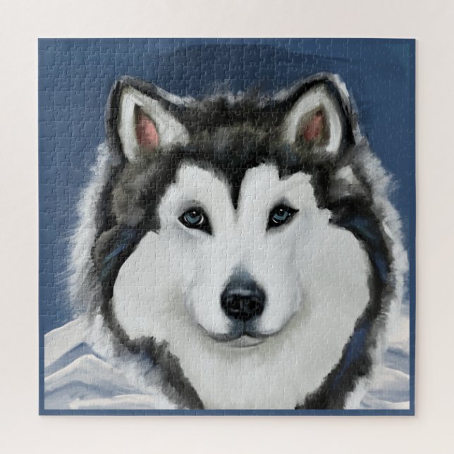Alaskan Malamute       Jigsaw Puzzle (Vertical)