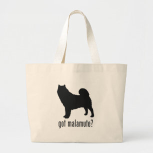 Alaskan Malamute Large Tote Bag