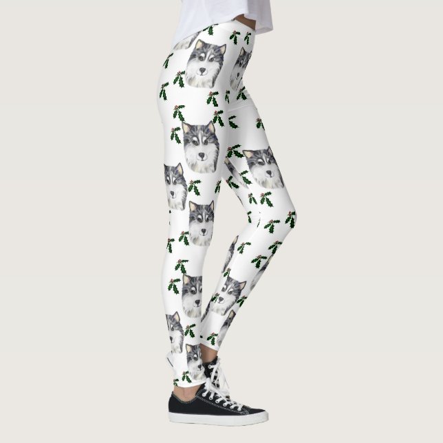 Alaskan Malamute Leggings (Right)
