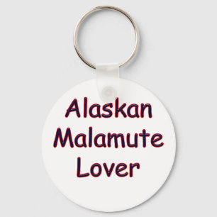 Alaskan Malamute Lover Keychain