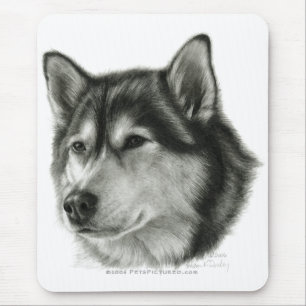 Alaskan Malamute Mouse Mat