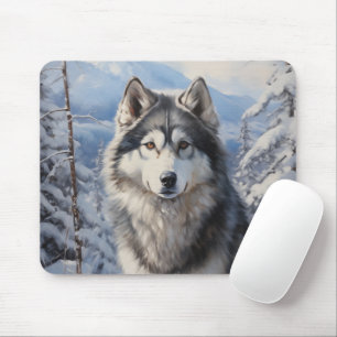 Alaskan Malamute Mouse Mat