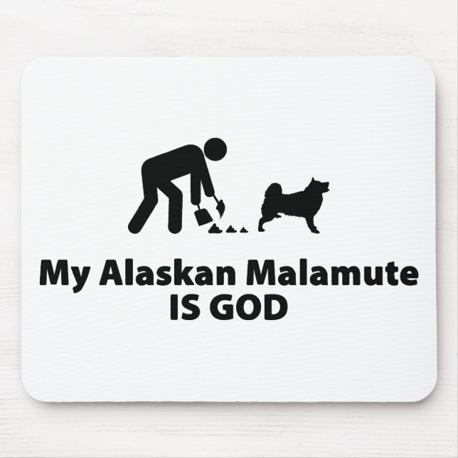 Alaskan Malamute Mouse Mat (Front)