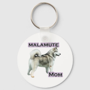 Alaskan Malamute Mum 4 - Keychain