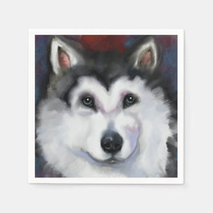 ALASKAN MALAMUTE NAPKIN
