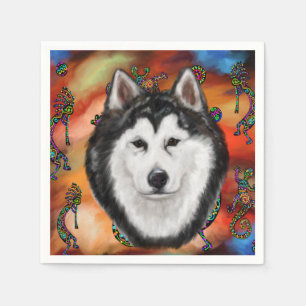 ALASKAN MALAMUTE NAPKIN