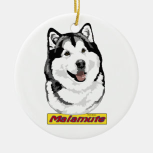 Alaskan Malamute ornament