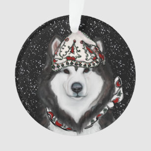 Alaskan Malamute Ornament