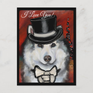 Alaskan Malamute Postcard