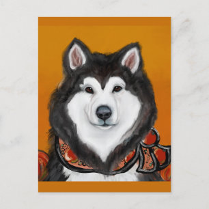 Alaskan Malamute Postcard
