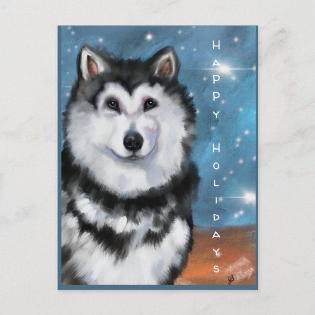 Alaskan Malamute     Postcard (Front)