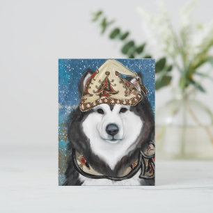 Alaskan Malamute Postcard