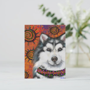 ALASKAN MALAMUTE POSTCARD