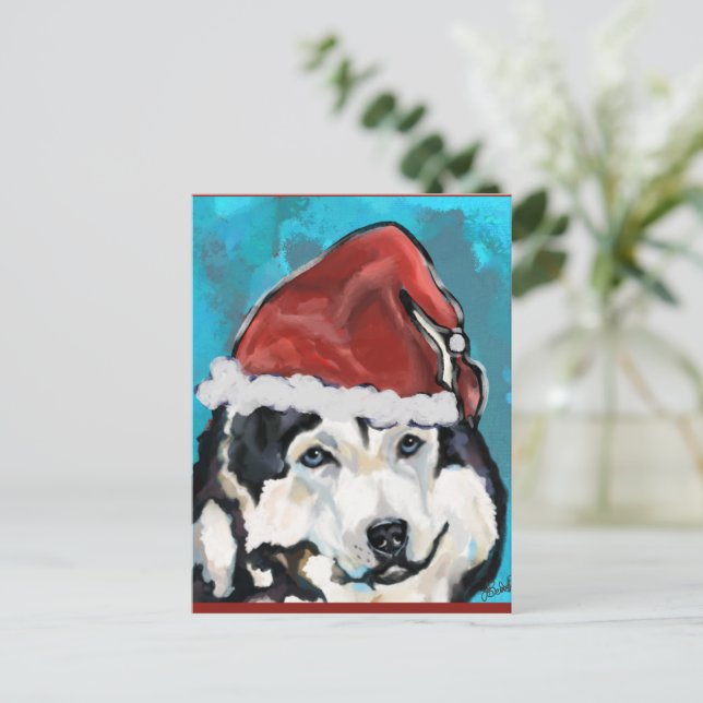 Alaskan Malamute        Postcard (Standing Front)