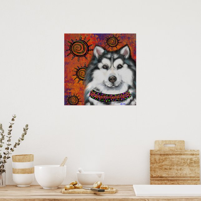 ALASKAN MALAMUTE     POSTER (Kitchen)