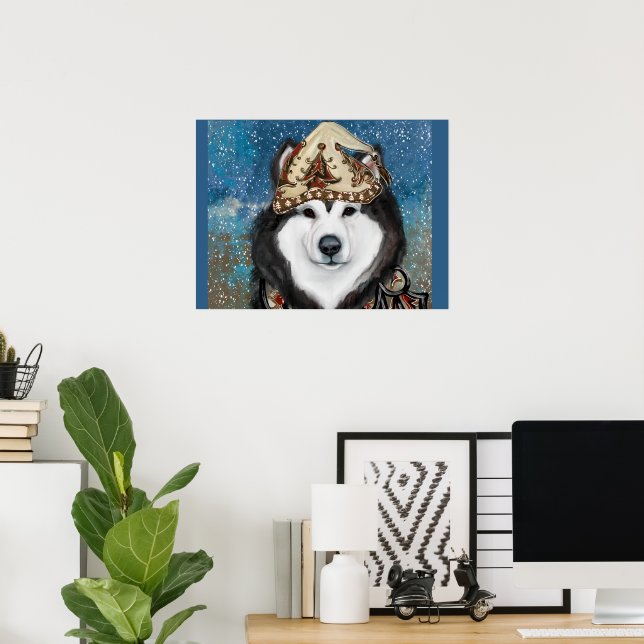 Alaskan Malamute                 Poster (Home Office)