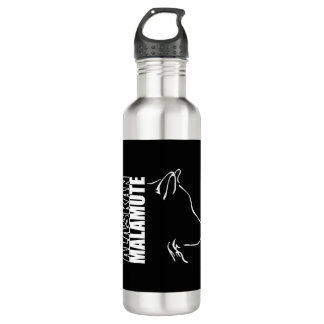 Alaskan Malamute Profile dog mum   710 Ml Water Bottle