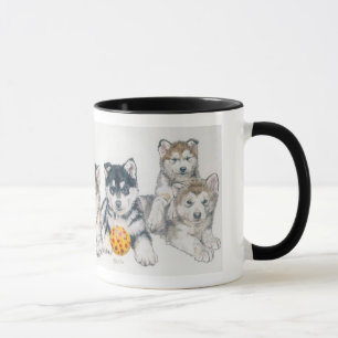 Alaskan Malamute Puppies Mug