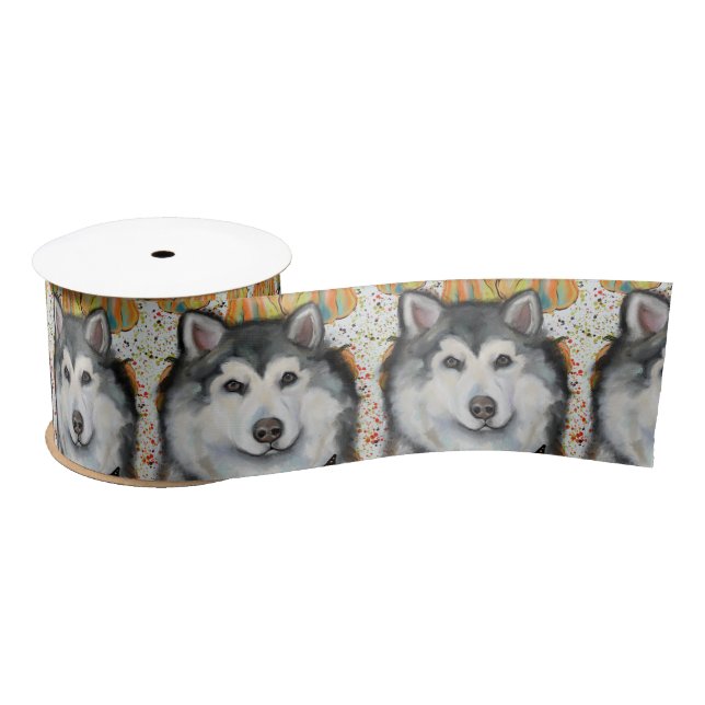 Alaskan Malamute                       Satin Ribbon (Spool)