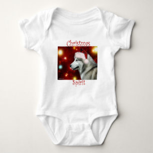 Alaskan Malamute Spirit Baby Bodysuit