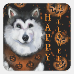 Alaskan Malamute              Square Sticker