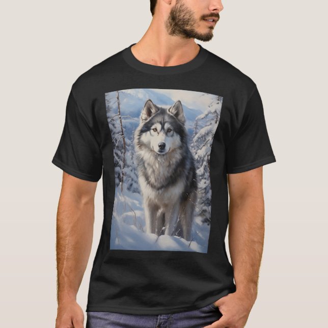Alaskan Malamute T-Shirt (Front)