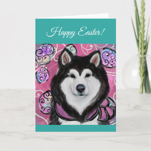 Alaskan Malamute Thank You Card