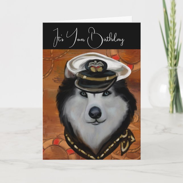 Alaskan Malamute                  Thank You Card (Front)