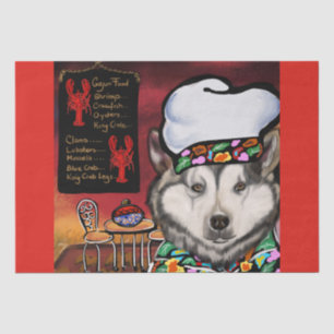 Alaskan Malamute Tissue Paper