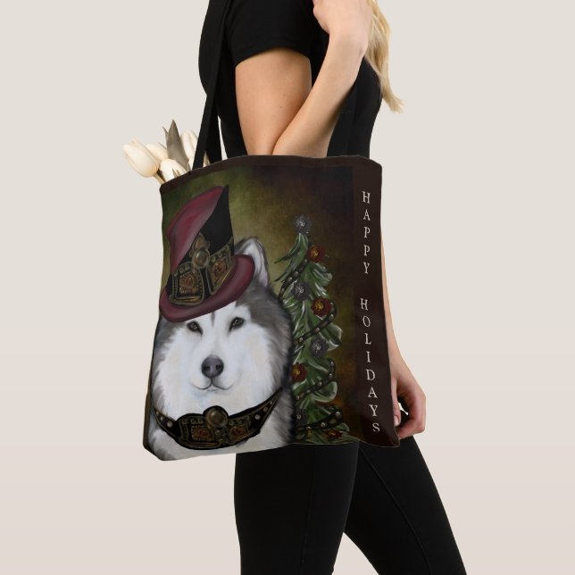Alaskan Malamute            Tote Bag (Close Up)