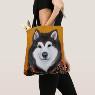 Alaskan  Malamute      Tote Bag
