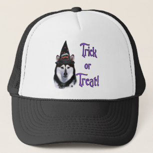 Alaskan Malamute Trick Trucker Hat