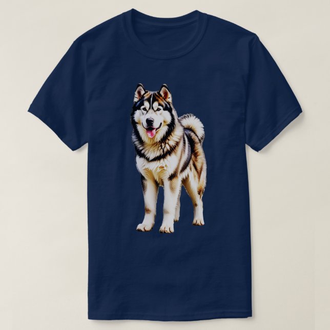 Alaskan Malamute TShirt (Design Front)