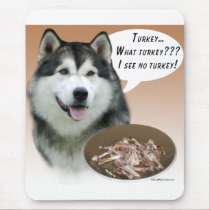 Alaskan Malamute Turkey Mouse Mat