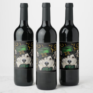 Alaskan Malamute Wine Label