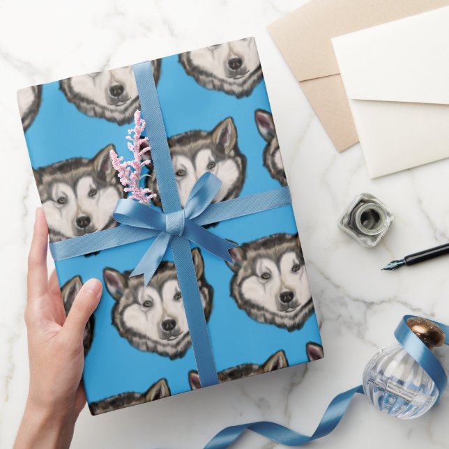 Alaskan Malamute           Wrapping Paper (Gifting)
