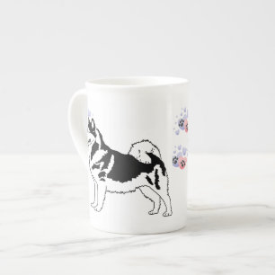 Alaskan Malamutes Bone China Mug