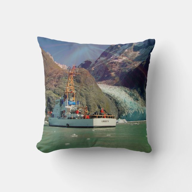 Alaskan Mountain View with Boat Cushion (Front)