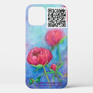 Alaskan Peonies iphone 12 pro case