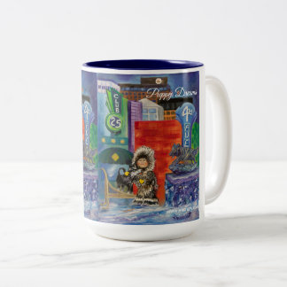 Alaskan Puppy Dreams at the Hotel Captain Cook Mug