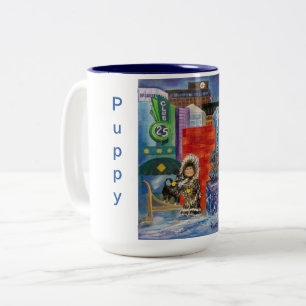 Alaskan Puppy Dreams at the Hotel Captain Cook Mug