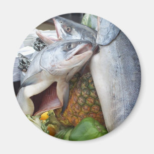Alaskan Salmon Buffet Magnet