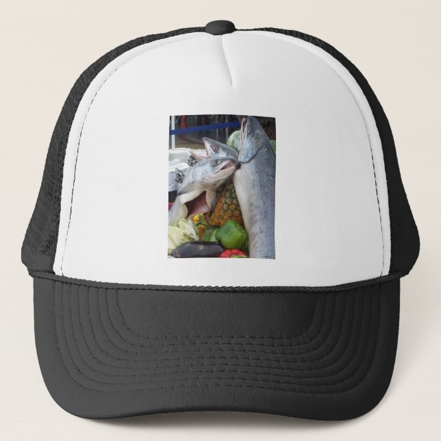 Alaskan Salmon Buffet Trucker Hat (Front)