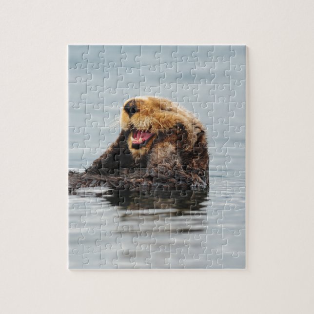Alaskan Sea Otter Jigsaw Puzzle (Vertical)