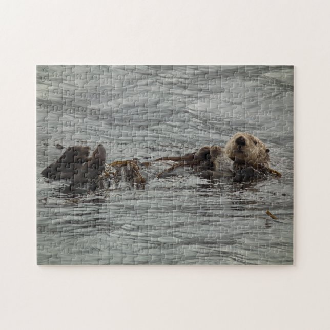 Alaskan Sea Otter Photo Jigsaw Puzzle (Horizontal)