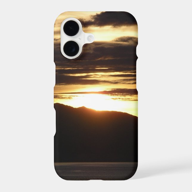 Alaskan Sunset III Beautiful Alaska Photography (Back)