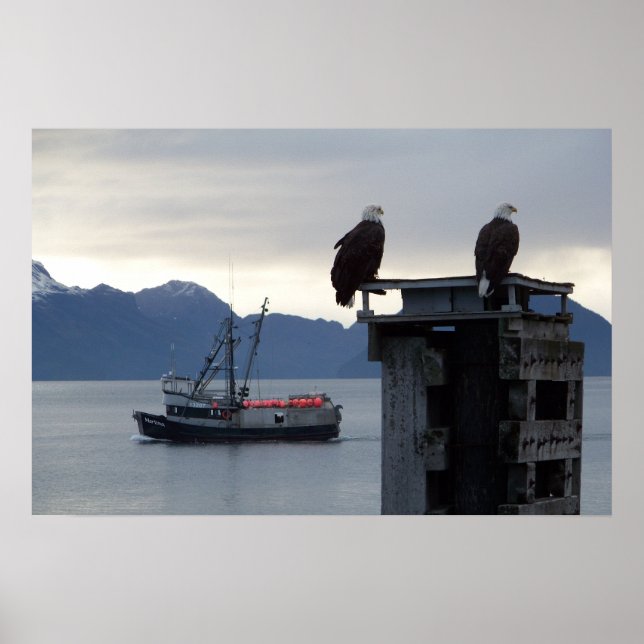 "Alaskan Sunset" Poster (Front)