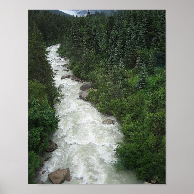 Alaskan Waterfall 11x14 Photographic Print (Front)