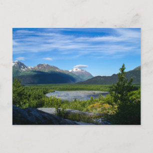 Alaska's Exit Glacier Valley Postcard