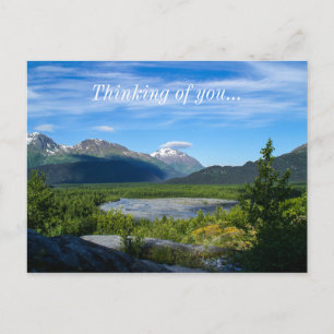 Alaska's Exit Glacier Valley Thinking Of You Postcard